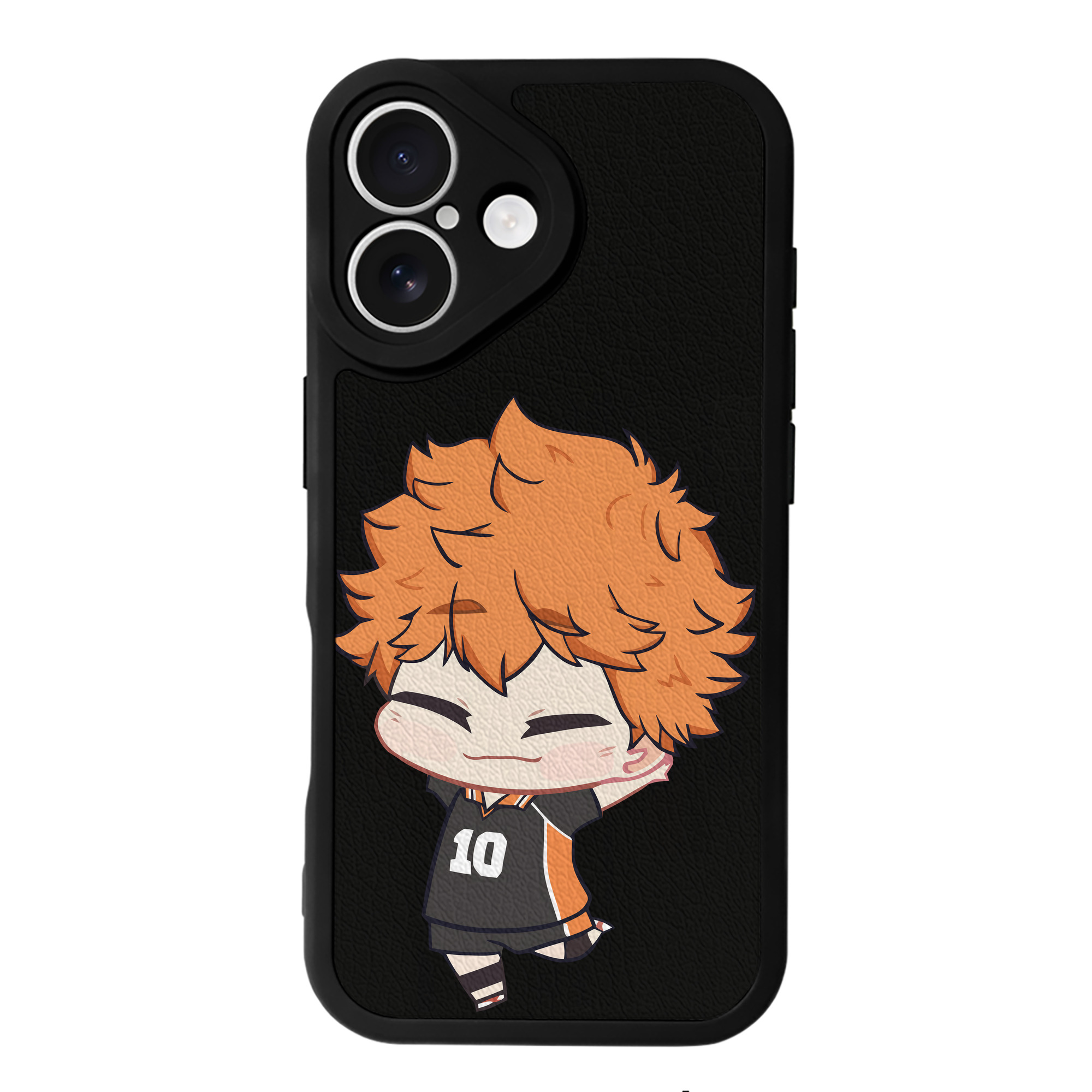 （画像用） ハイキュー!! Haikyu!! 【iPhone 16シリーズ対応】シリコンスマホケース（レザー調） 材質：シリコン